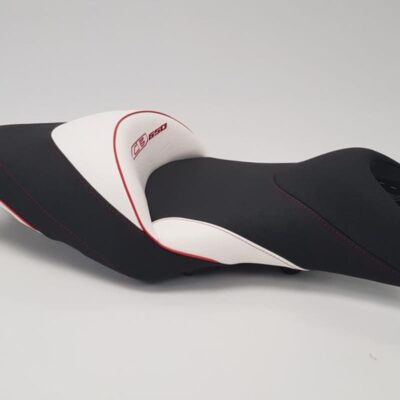 Selle confort moto HONDA CB 650 F ou R Noir & Blanc