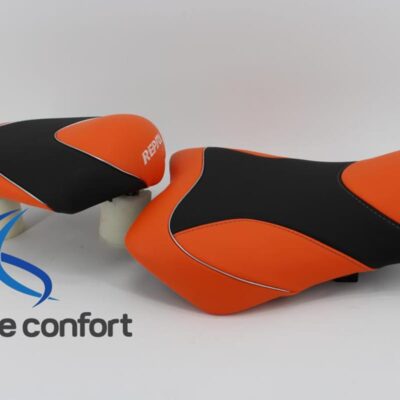Selle confort moto  HONDA CBR 1000 RR Orange (2008-2012)
