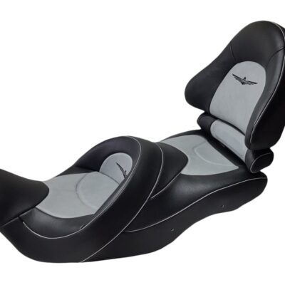 Selle confort moto HONDA Goldwing 1800 - Ref.1623 Noire et Argent