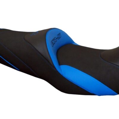 Selle confort moto KAWASAKI ER 5 Noire et Bleue - Ref.1249