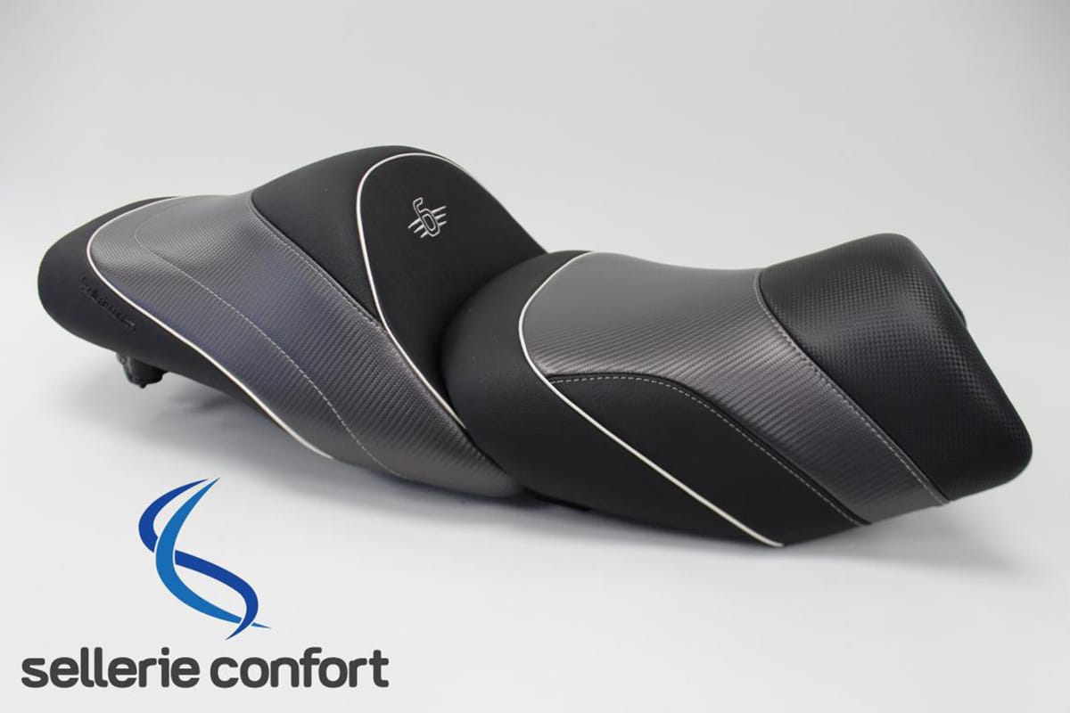 Selle confort moto BMW K 1600 GT - Ref.GALAXY-CARBONE