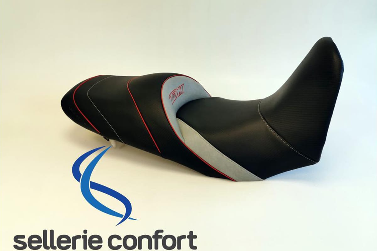 Selle confort moto YAMAHA TDM 850 - Ref.ROUGE