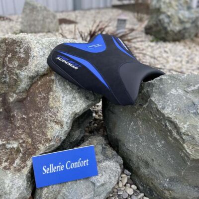 Selle confort-Housse design YAMAHA R1/RM - Bleu Yam