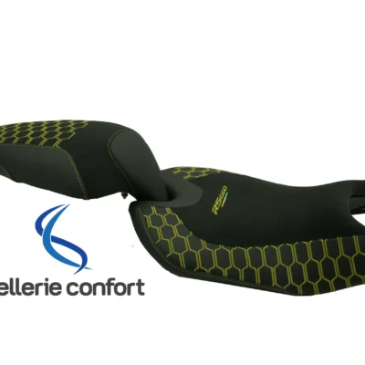 Selle confort moto Aprilia Rs 660- Nid d'abeille jaune Ref.2690