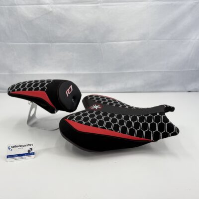 Selle confort moto Yamaha R7 nid d'abeille