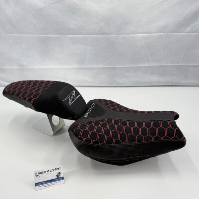 Selle confort moto KAWASAKI Z 900 nid d'abeille ref :7414